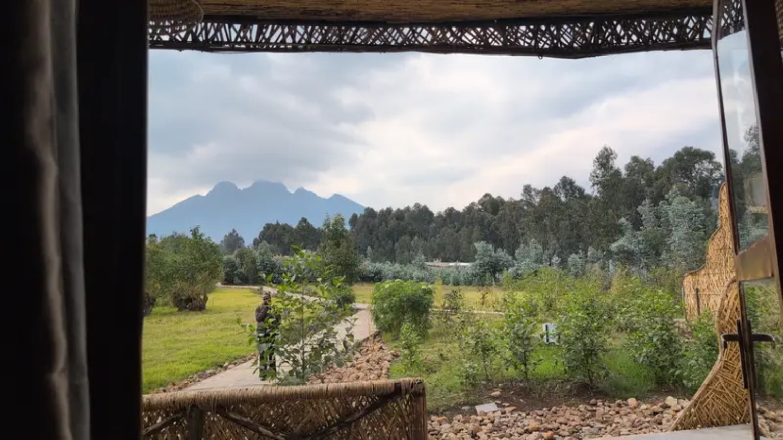 Mountain landscape in the Virunga region